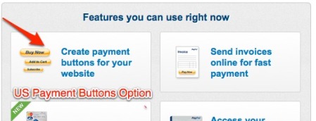 Create payment buttons for your website